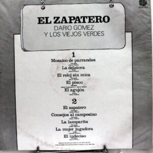 Disco de Vinilo El Zapatero - Dario Gomez Y Los Viejos Verdes Vinyl Record