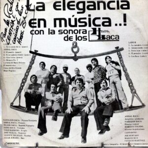 Disco de Vinilo Los Hermanos Baca - La Elegancia En Música Vinyl Record