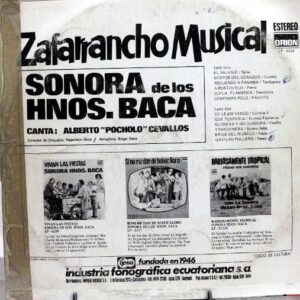 Disco de Vinilo Los Hermanos Baca - Zafarrancho Músical Vinyl Record