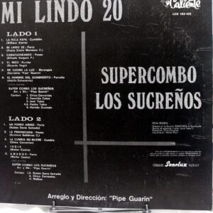 Disco de Vinilo Súpercombo Los Sucreños - Mi Lindo 20 Vinyl Record