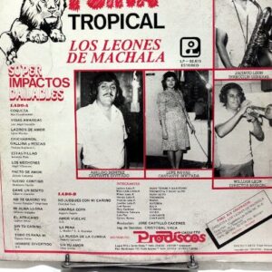 Disco de Vinilo Los Leones De Machala - Furia Tropical Vinyl Record