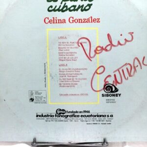 Disco de Vinilo Celina Gonzales - Yo Soy El Punto Cubano Vinyl Record
