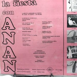 Disco de Vinilo Anan - Y Sigue La Fiesta Vol 5 Vinyl Record