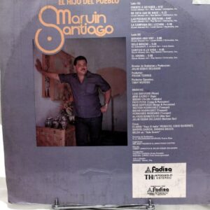Disco de Vinilo Marvin Santiago - El Hijo Del Pueblo Vinyl Record