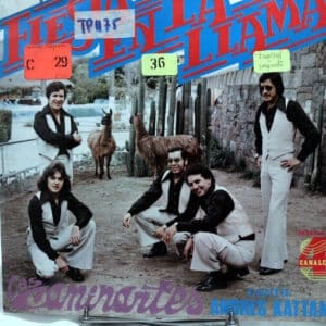 Disco de Vinilo Los Caminantes - Fiesta En La Llama Vinyl Record