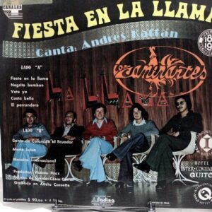 Disco de Vinilo Los Caminantes - Fiesta En La Llama Vinyl Record