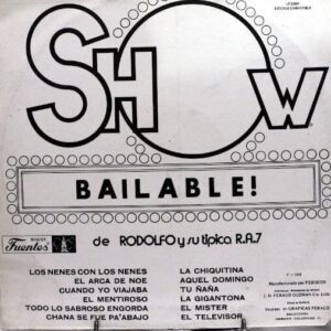 Disco de Vinilo Rodolfo - Show Bailable Vinyl Record