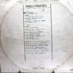 Disco de Vinilo Pablo Milanes - Aniversario Vinyl Record