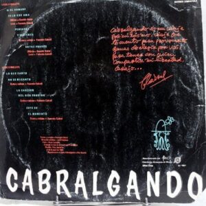 Disco de Vinilo Facundo Cabral - Cabralgando Vinyl Record