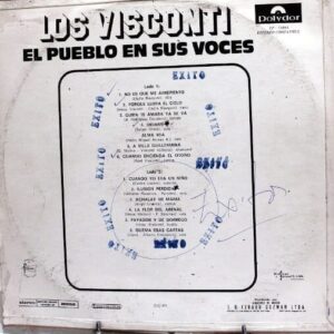 Disco de Vinilo Los Visconti - El Pueblo En Sus Voces Vinyl Record