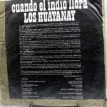 Disco de Vinilo Los Huayanay - Cuando El Indio Llora Vinyl Record