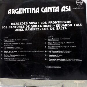 Disco de Vinilo Varios - Argentina Canta Así Vinyl Record