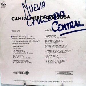 Disco de Vinilo Mercedes Sosa - Canta Mercedes Sosa Vinyl Record