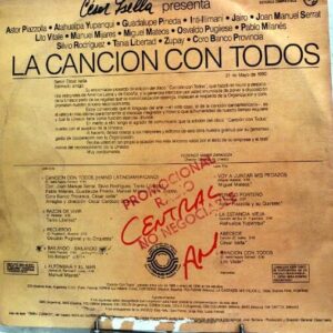 Disco de Vinilo Varios - La Cancion Con Todos Vinyl Record