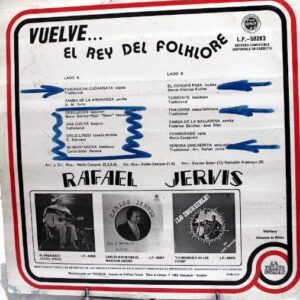 Disco de Vinilo Rafael Jervis - Vuelve El Rey Del Folklore Vinyl Record