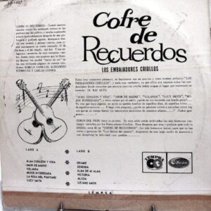 Disco de Vinilo Los Embajadores Criollos - Cofre De Recuerdos Vinyl Record