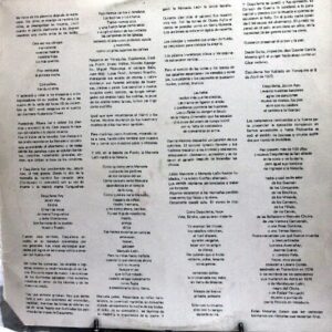 Disco de Vinilo Jatari - Quilema Cronica Cantada Vinyl Record