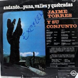 Disco de Vinilo Jaime Torres - Andando…puna, Valles Y Quebradas Vinyl Record