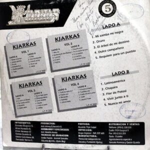 Disco de Vinilo Los Kjarkas - Colección De Oro Vol V Vinyl Record