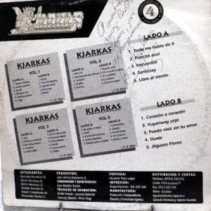 Disco de Vinilo Los Kjarkas - Colección De Oro Vol Iv Vinyl Record