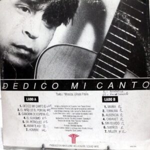 Disco de Vinilo Ulises Freire - Dedico Mi Canto Vinyl Record