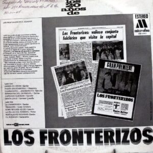 Disco de Vinilo Los Fronterizos - Los 20 Años Vinyl Record