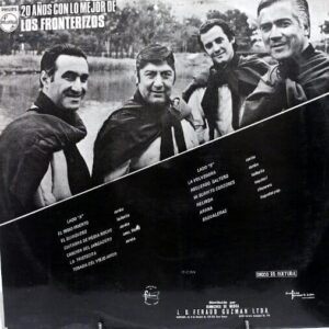 Disco de Vinilo Los Fronterizos - 20 Años Con Lo Mejor De Los Fronterizos Vinyl Record