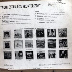 Disco de Vinilo Los Fronterizos - Aquí Están Los Fronterizos Vinyl Record