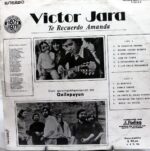 Disco de Vinilo Víctor Jara - Te Recuerdo Amanda Vinyl Record