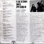 Disco de Vinilo Isabel Parra - Vientos Del Pueblo Vinyl Record