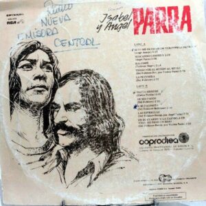 Disco de Vinilo Isabel Y Angel Parra - Isabel Y Angel Parra Vinyl Record