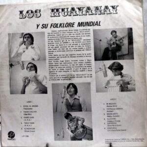 Disco de Vinilo Los Huayanay - Los Huayanay Y Su Folklore Mundial Vinyl Record