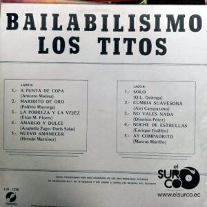 Disco de Vinilo Los Titos - Bailabilisímo Vinyl Record
