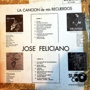 Disco de Vinilo José Feliciano - La Canción De Mis Recuerdos Vinyl Record