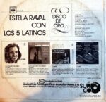 Disco de Vinilo Estela Raval - Estela Raval Con Los 5 Latinos Vinyl Record