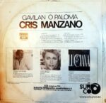 Disco de Vinilo Cris Manzano - Gavilán O Paloma Vinyl Record