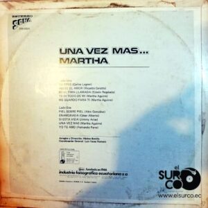 Disco de Vinilo Martha - Una Vez Más Vinyl Record