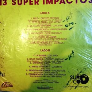 Disco de Vinilo Varios - 13 Súper Impactos Vol 4 Vinyl Record