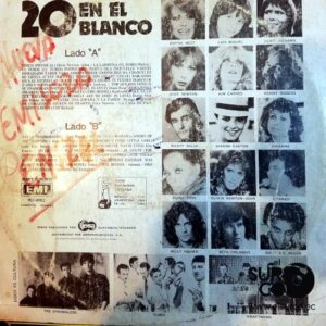 Disco de Vinilo Varios - 20 En El Blanco Vinyl Record