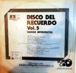 Disco de Vinilo Varios - Disco Del Recuerdo Vol 5 Vinyl Record