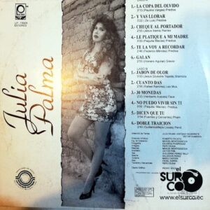 Disco de Vinilo Julia Palma - Cuanto Das Vinyl Record