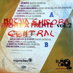 Disco de Vinilo Varios - Rocío Dúrca Y Juan Gabriel Frente A Frente Vol 2 Vinyl Record