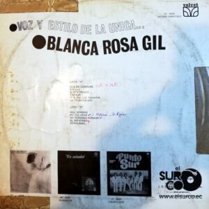 Disco de Vinilo Blanca Rosa Gil - Voz Y Estilo De La Única Vinyl Record