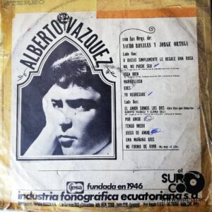 Disco de Vinilo Alberto Vázquez - O Quizás Simplemente Le Regale Una Rosa Vinyl Record