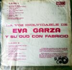 Disco de Vinilo Eva Garza - La Voz Inolvidable De Eva Garza Vinyl Record