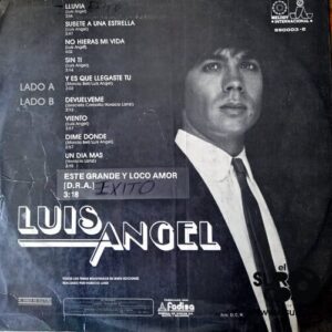 Disco de Vinilo Luis Angel - Yo Mismo Vinyl Record