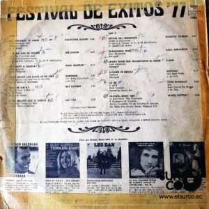 Disco de Vinilo Varios - Festival De Éxitos ‘77 Vinyl Record