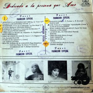 Disco de Vinilo Varios - Dedicado A La Persona Que Amo Vinyl Record