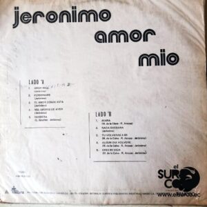 Disco de Vinilo Jerónimo - Amor Mío Vinyl Record