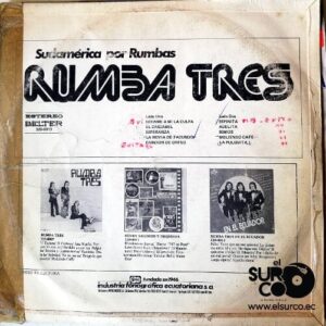 Disco de Vinilo Rumba Tres - Sudamérica Por Rumbas Vinyl Record